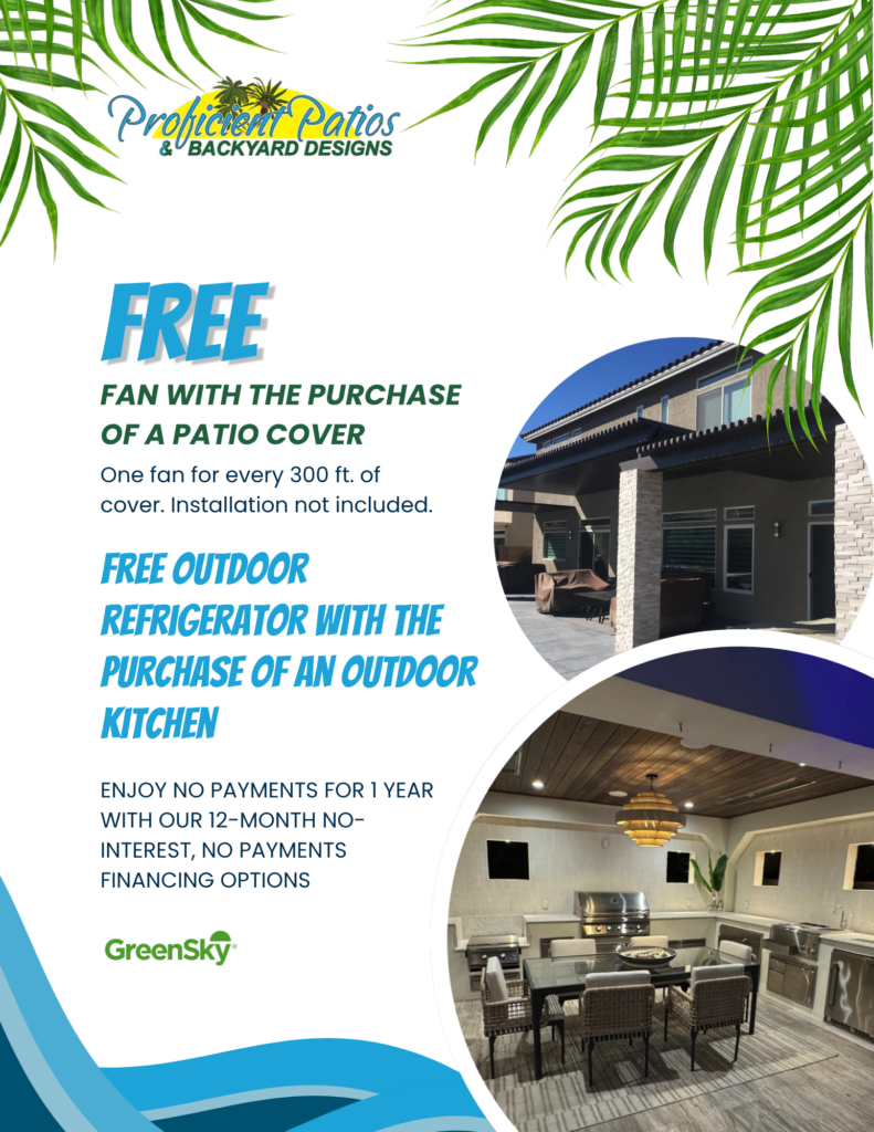 June Promotional Flyer - Proficient Patios
